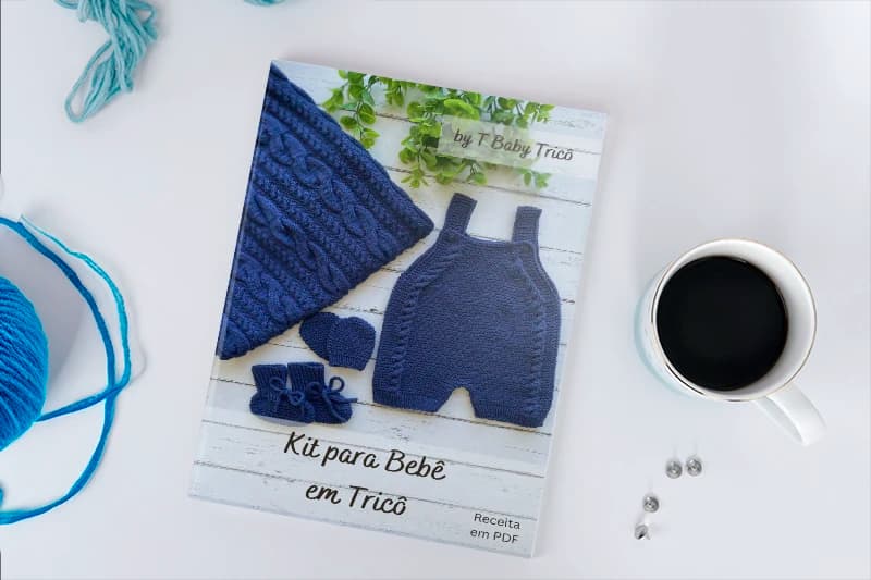 Receita Kit para Bebê em Tricô